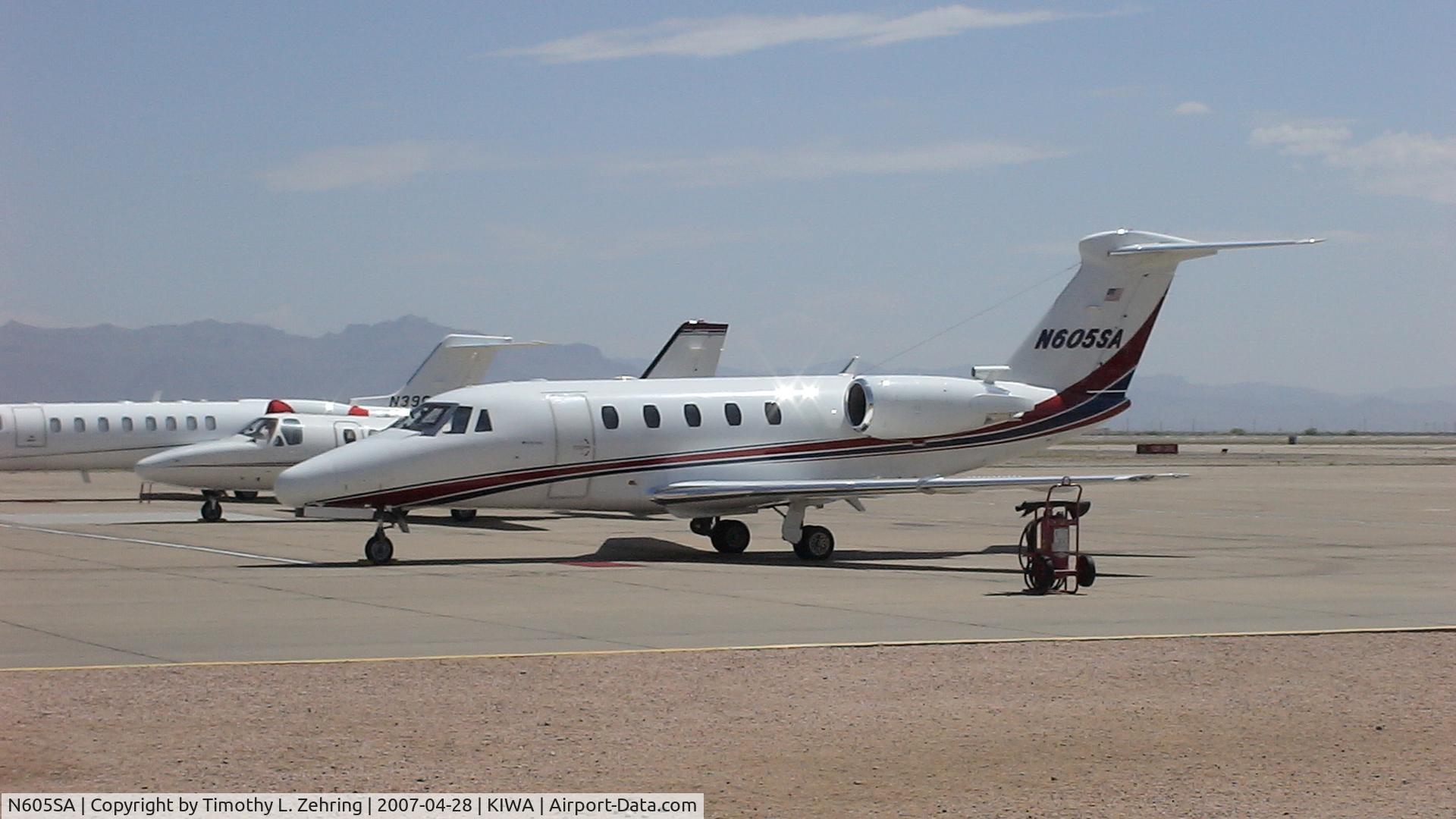 N605SA, 1988 Cessna 650 C/N 650-0152, Taken in Mesa, AZ