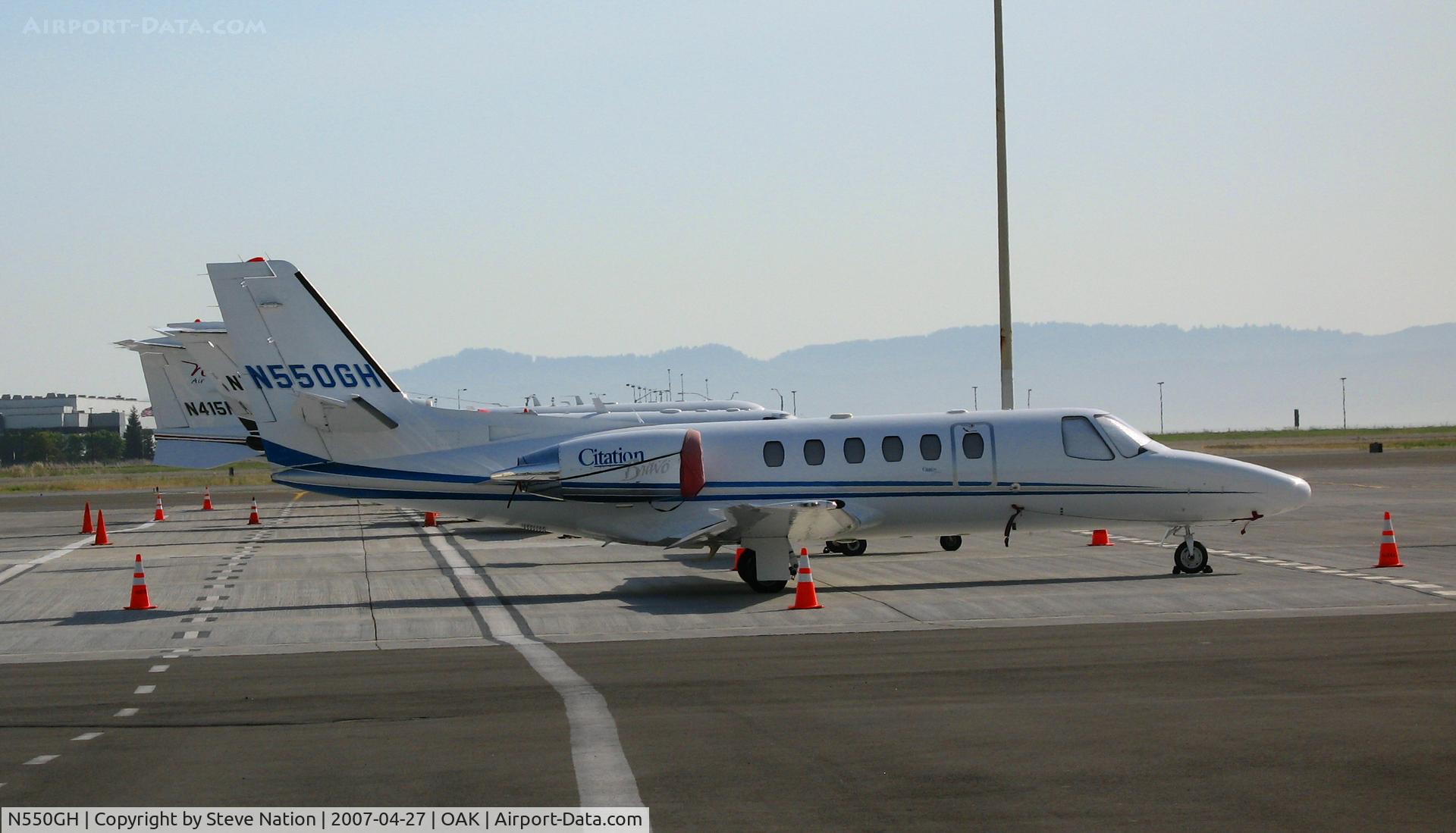 N550GH, 1999 Cessna 550 Citation Bravo C/N 550-0898, BRM Management 1999 Cessna 550 @ Oakland, CA