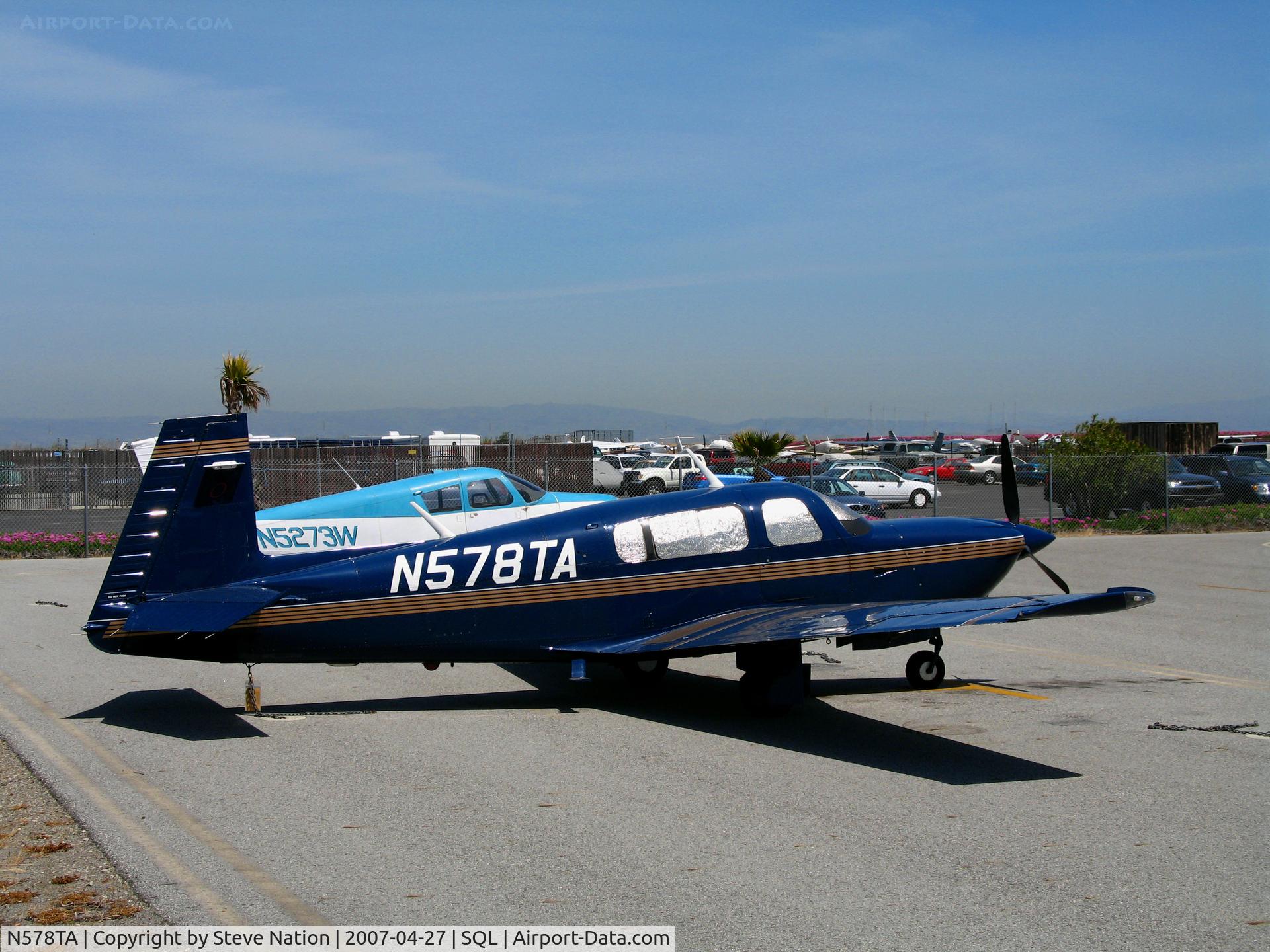 N578TA, Mooney M20R Ovation C/N 29-0153, 2000 MooneyM20R from Sacramento @ San Carlos, CA