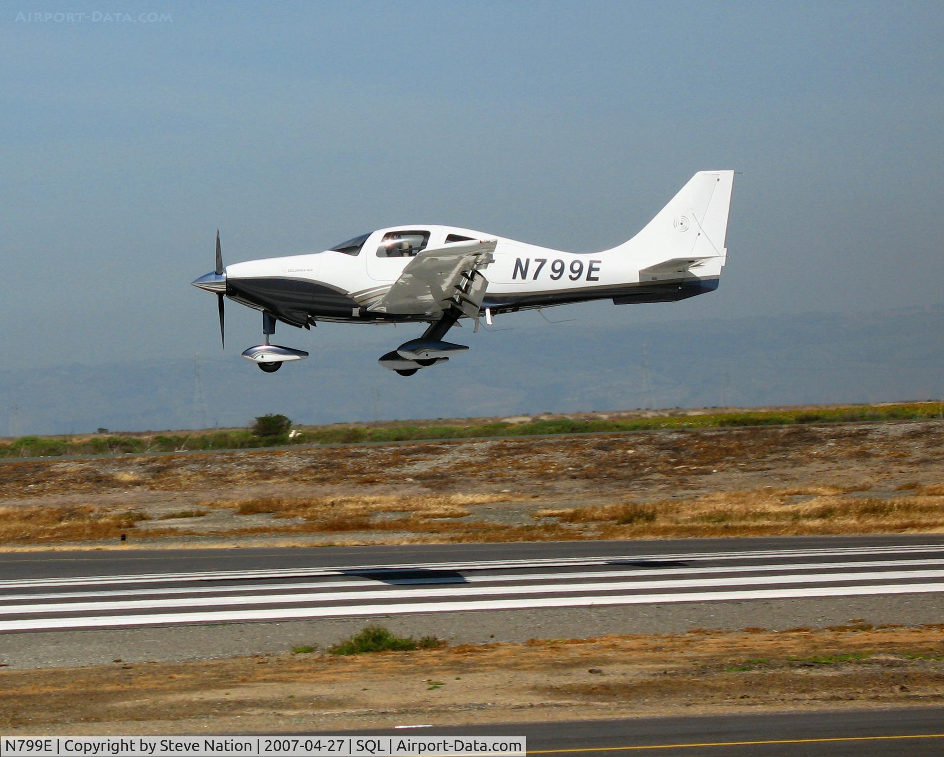 N799E, 2006 Columbia Aircraft Mfg LC41-550FG C/N 41620, 2006 Columbia Aircraft LC41-550FL shooting touch and goes @ San Carlos, CA