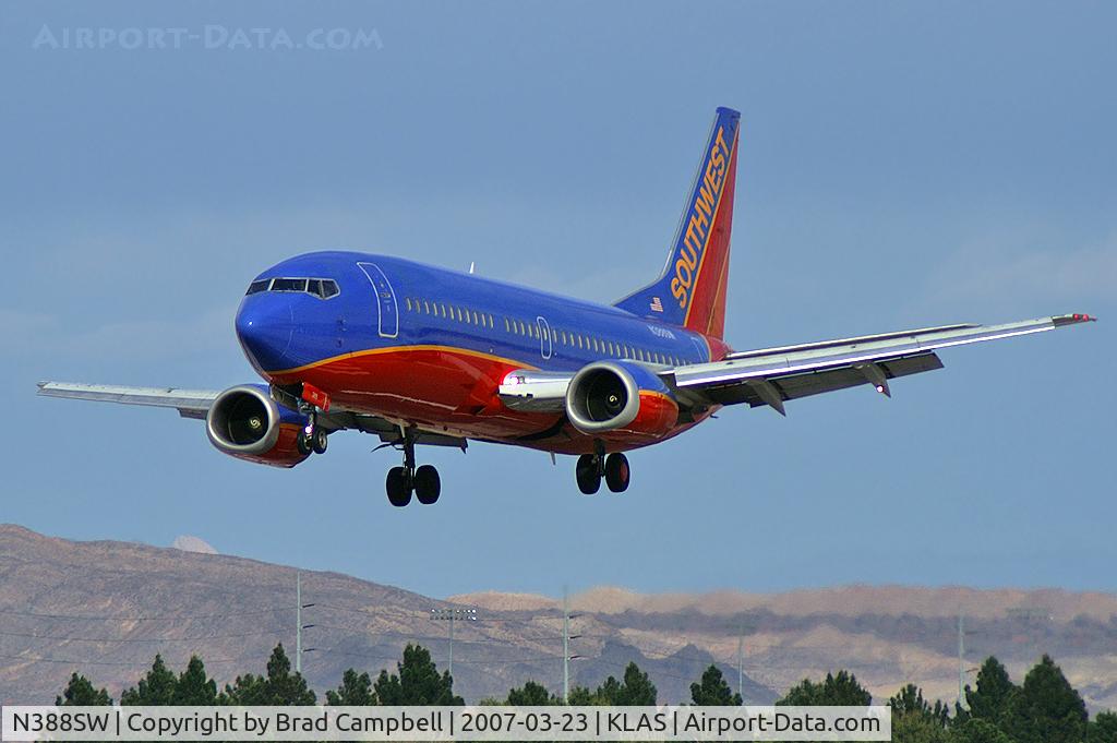 N388SW, 1994 Boeing 737-3H4 C/N 26591, Southwest Airlines / 1994 Boeing 737-3H4