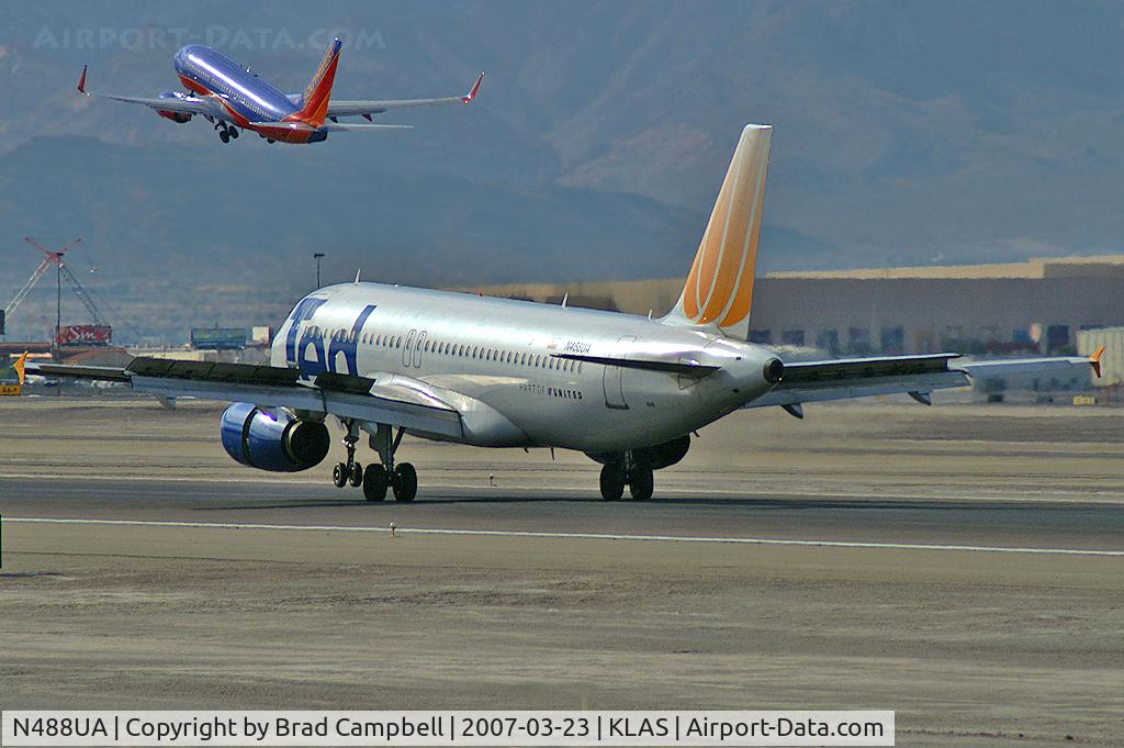 N488UA, 2001 Airbus A320-232 C/N 1680, Ted Airlines / 2002 Airbus Industrie A320-232