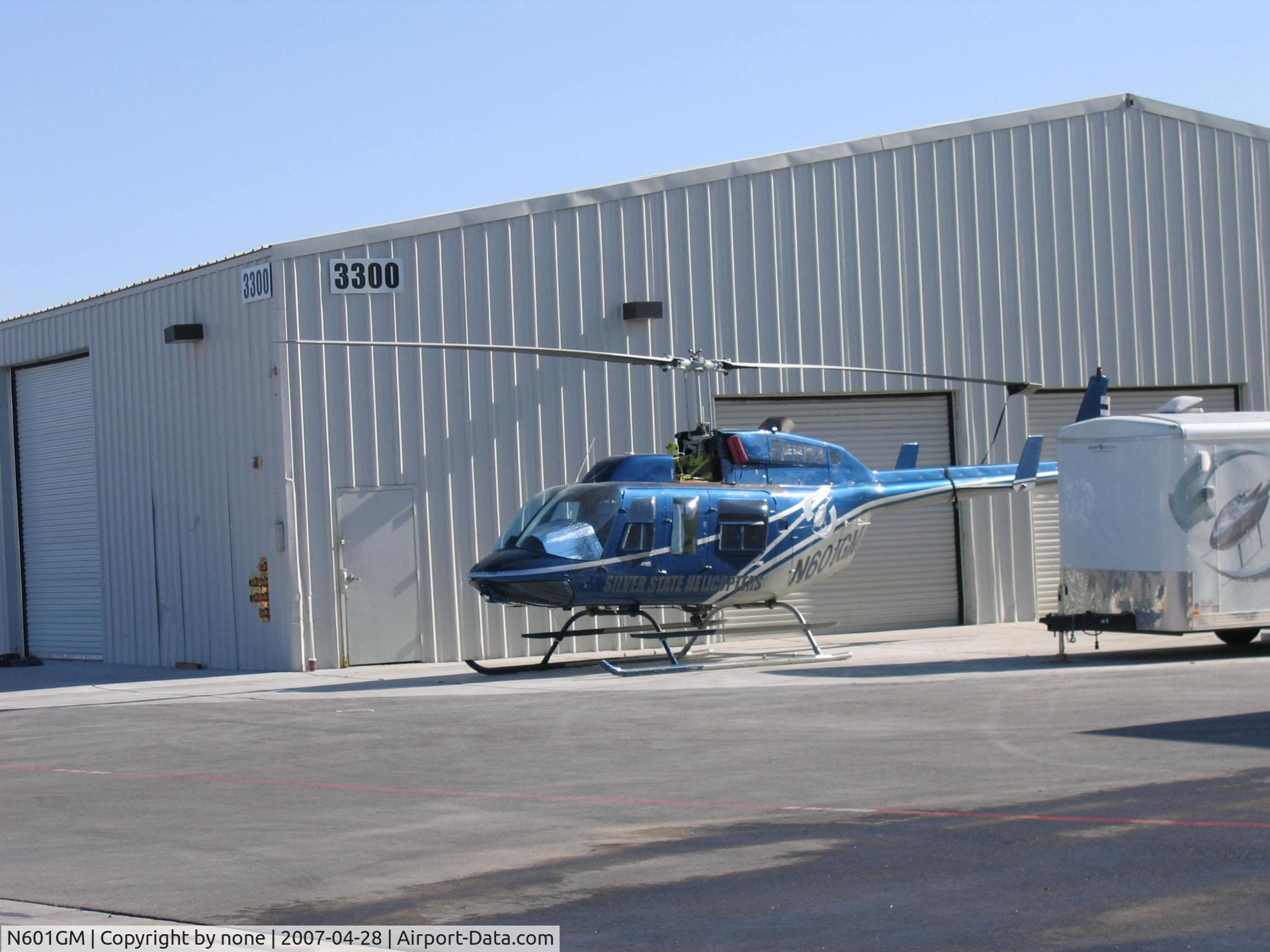 N601GM, 1981 Bell 206L-1 LongRanger II C/N 45638, Bell 206-L1 at Silver State Helicopters Headquarters.