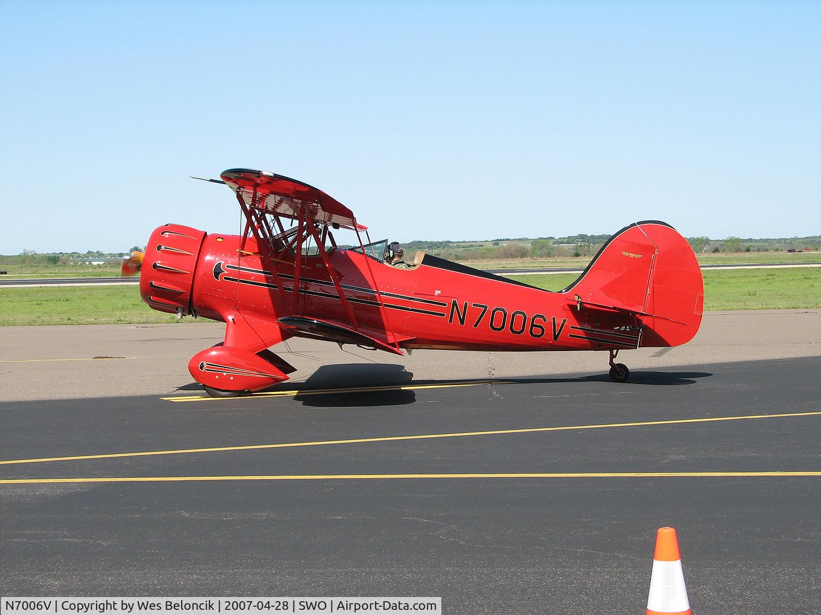 N7006V, 1998 Waco YMF-F5C C/N F5C081, At 2007 Stillwater Airshow