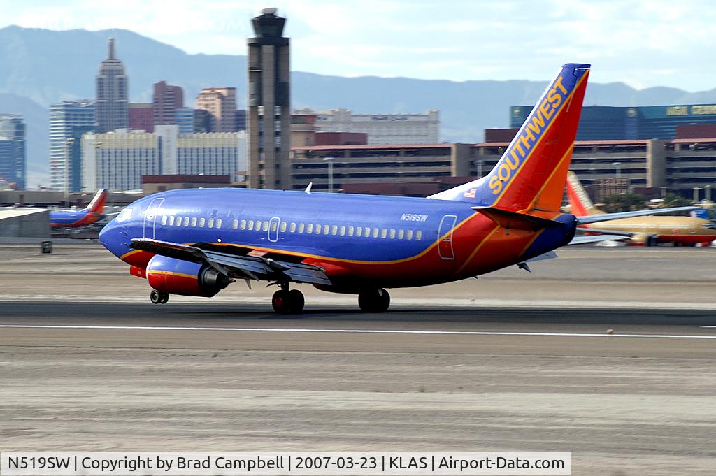 N519SW, 1991 Boeing 737-5H4 C/N 25318, Southwest Airlines / 1991 Boeing 737-5H4