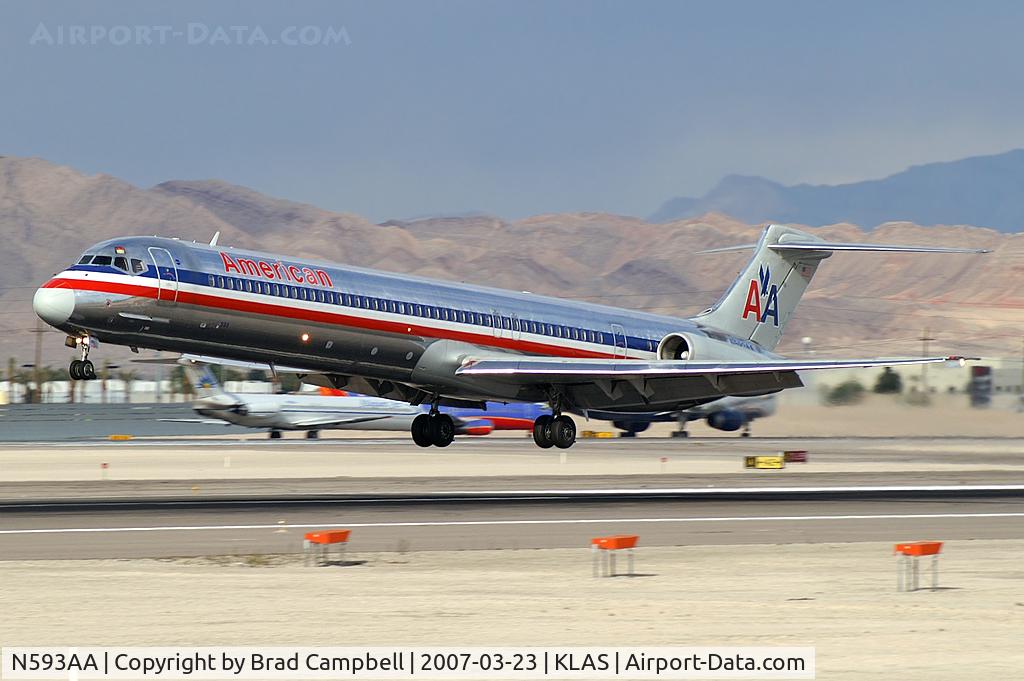 N593AA, 1991 McDonnell Douglas MD-83 (DC-9-83) C/N 53256, American Airlines / 1991 Mcdonnell Douglas DC-9-83(MD-83)