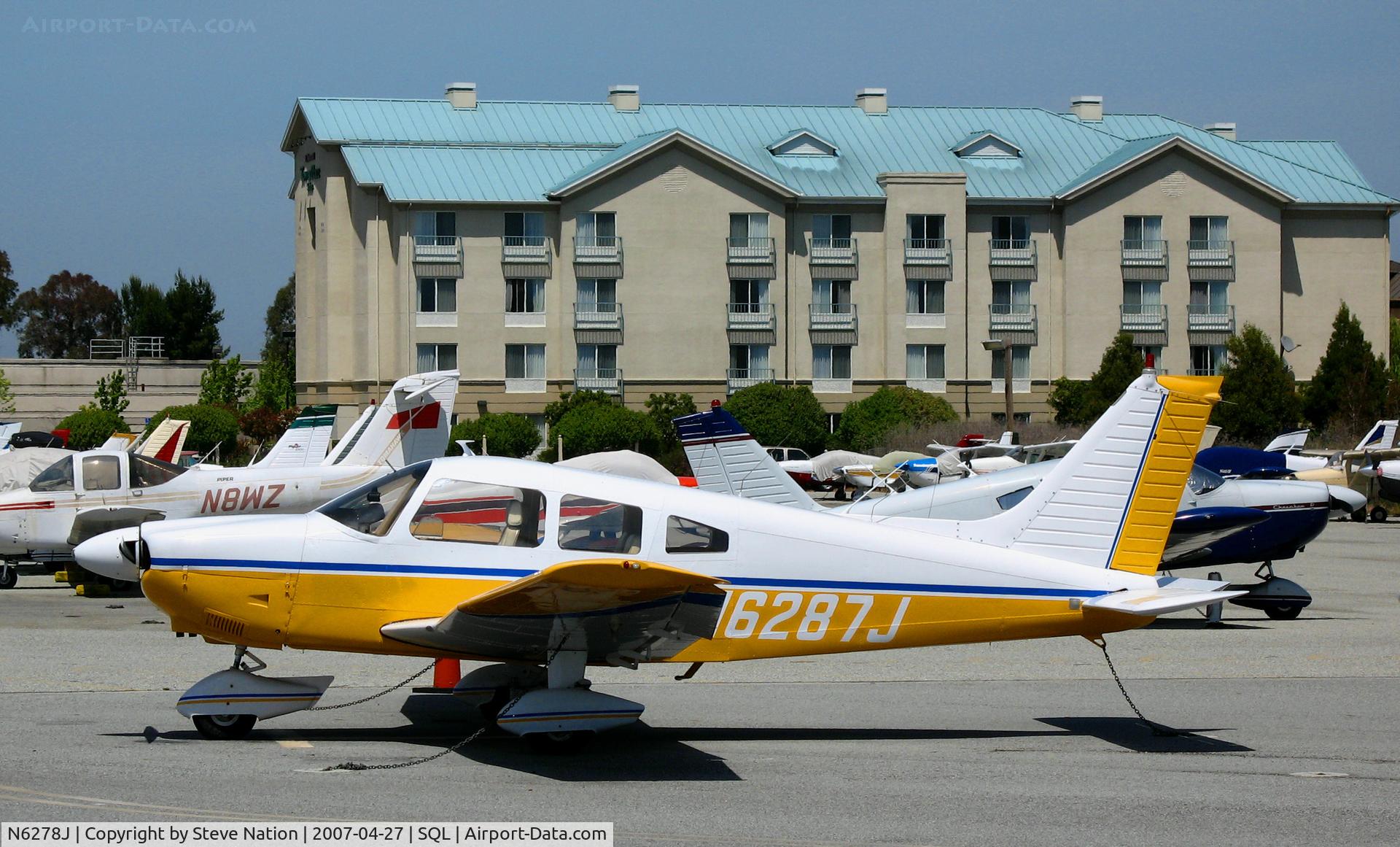 N6278J, 1976 Piper PA-28-151 C/N 28-7615354, 1976 Piper PA-28-181@ San Carlos, CA