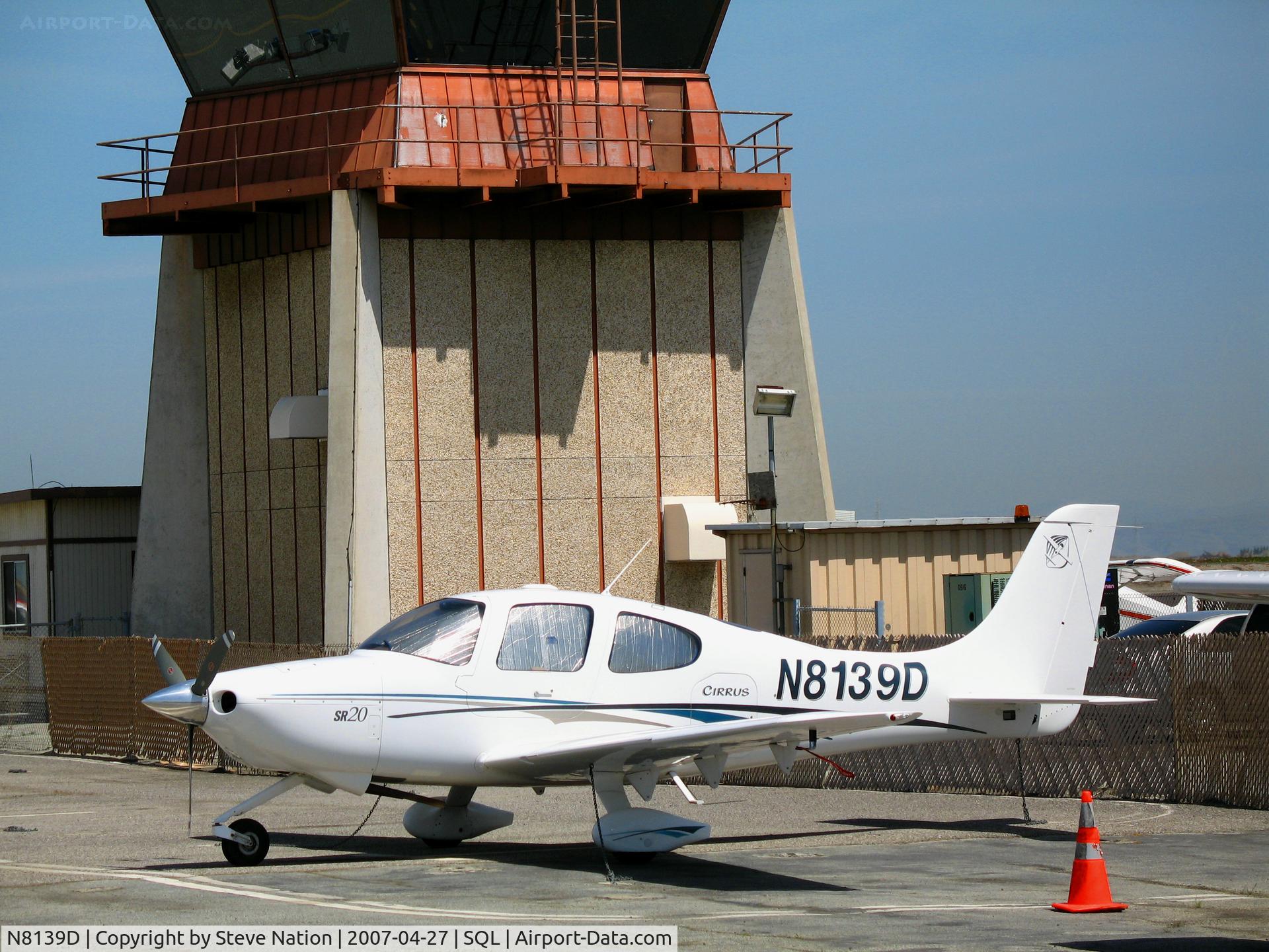 N8139D, 2003 Cirrus SR20 C/N 1368, Lenair 2003 Cirrus Design SR20 @ San Carlos, CA