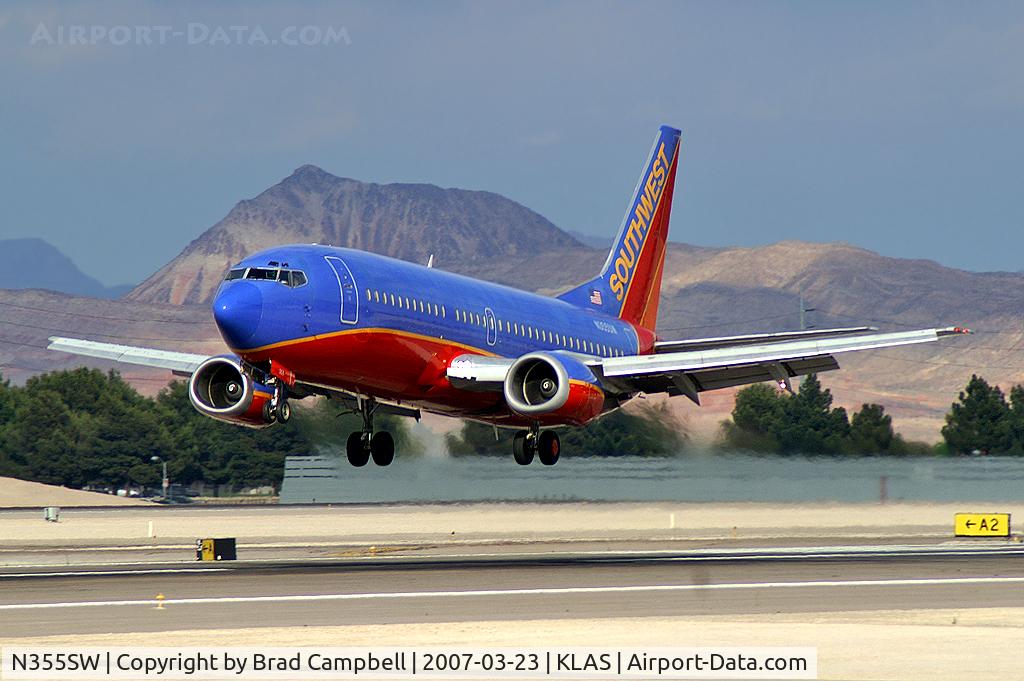 N355SW, 1991 Boeing 737-3H4 C/N 25250, Southwest Airlines / 1991 Boeing 737-3H4