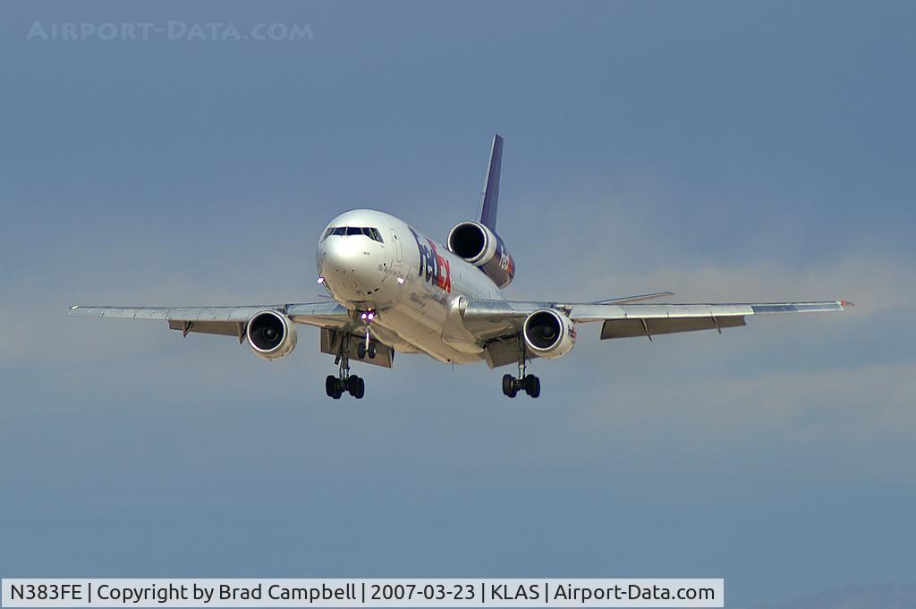 N383FE, 1973 McDonnell Douglas MD-10-10F C/N 46616, Federal Express - 'FedEx' / 1973 Mcdonnell Douglas MD-10-10F