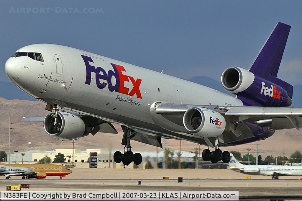 N383FE, 1973 McDonnell Douglas MD-10-10F C/N 46616, Federal Express - 'FedEx' / 1973 Mcdonnell Douglas MD-10-10F