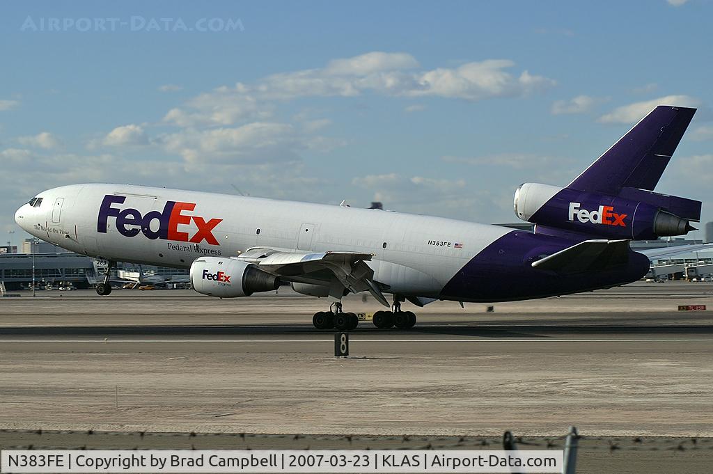 N383FE, 1973 McDonnell Douglas MD-10-10F C/N 46616, Federal Express - 'FedEx' / 1973 Mcdonnell Douglas MD-10-10F