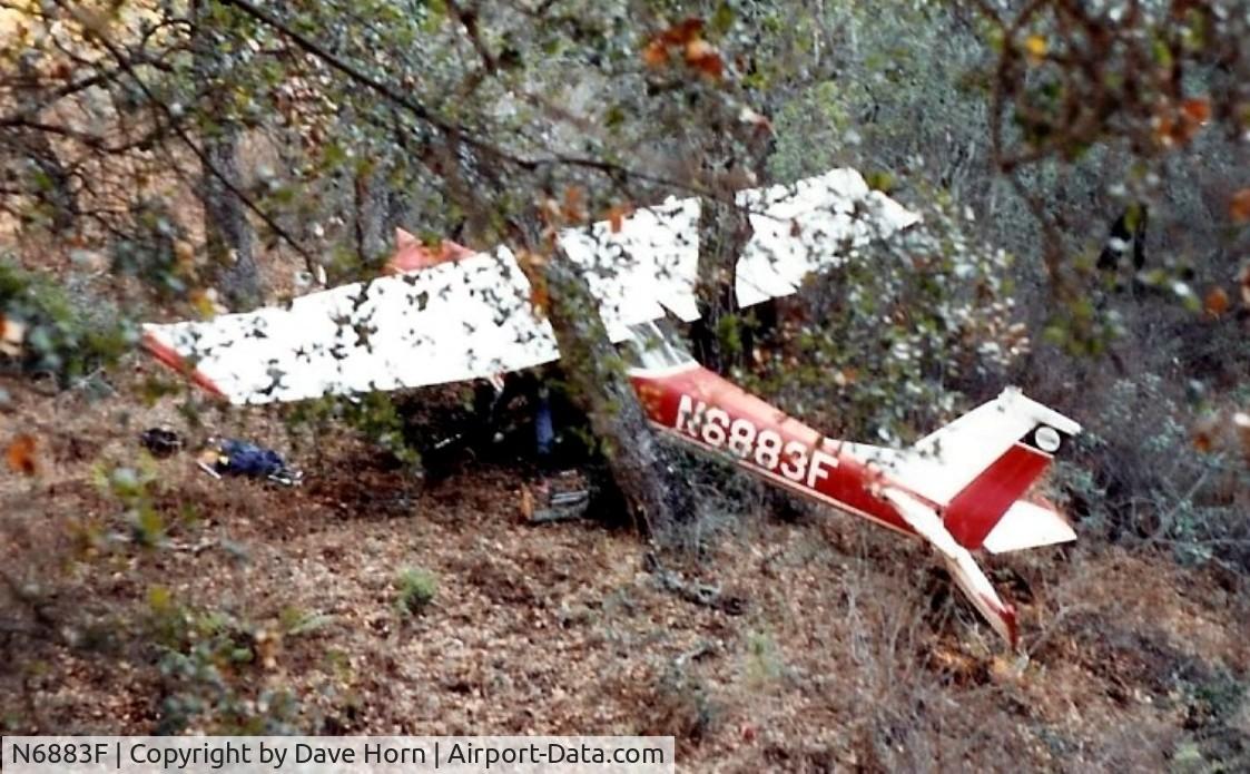 N6883F, 1966 Cessna 150F C/N 15063483, Looking for a wreck, we became one.