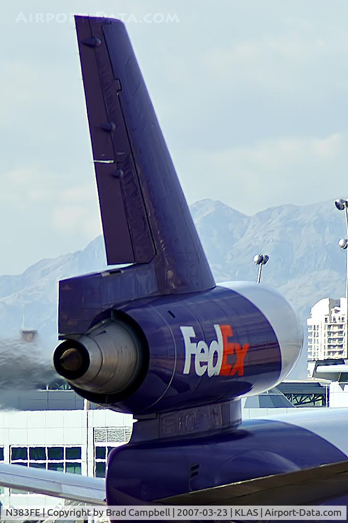 N383FE, 1973 McDonnell Douglas MD-10-10F C/N 46616, Federal Express - 'FedEx' / 1973 Mcdonnell Douglas MD-10-10F