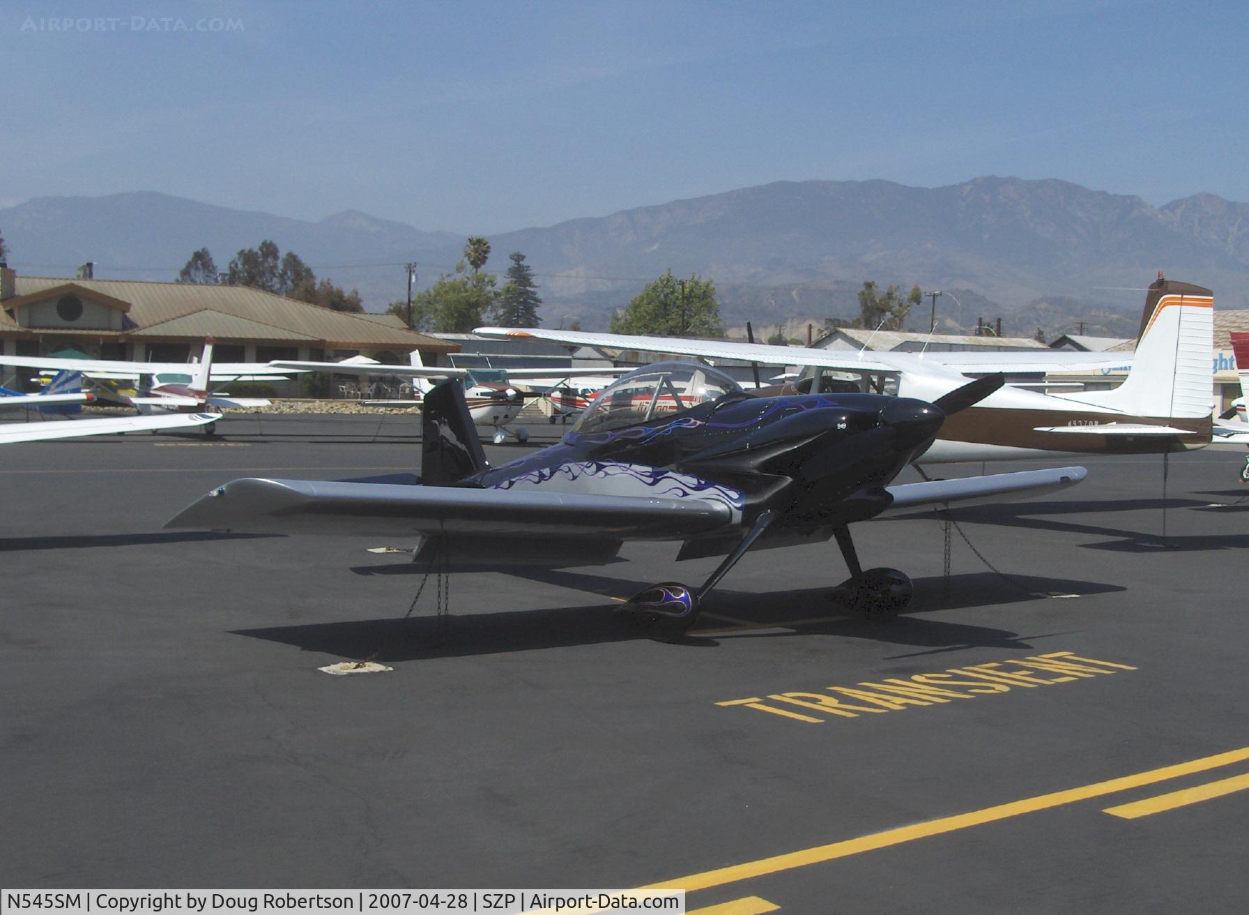 N545SM, 1999 Vans RV-4 C/N 545, 1999 Marsh VAN's RV-4, Lycoming IO-320