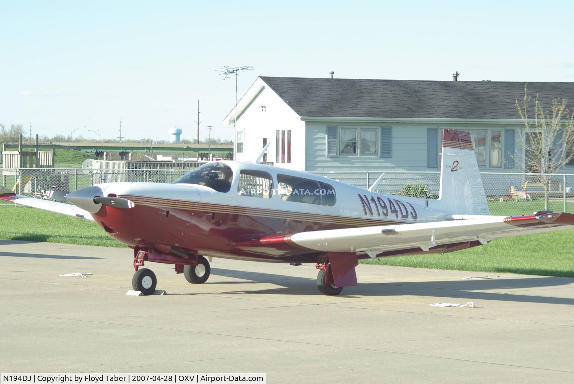 N194DJ, Mooney M20R Ovation C/N 29-0247, Coming for the Sprint Car Outlaw Races