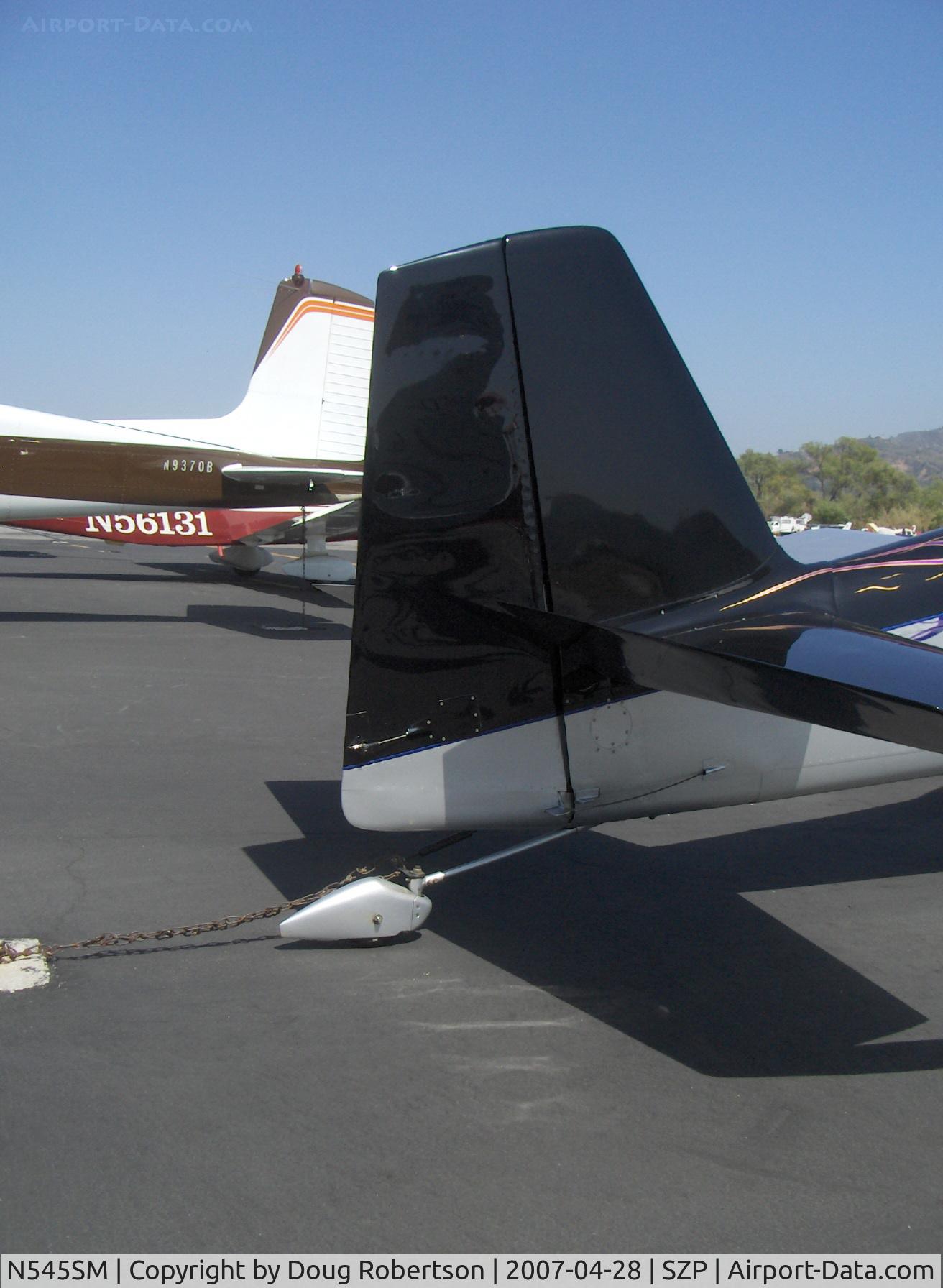 N545SM, 1999 Vans RV-4 C/N 545, 1999 Marsh VAN's RV-4, Lycoming IO-320, streamlined tailwheel pant
