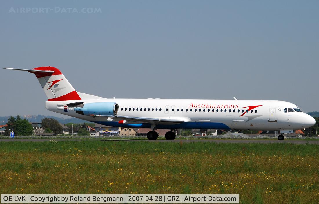 OE-LVK, 1992 Fokker 100 (F-28-0100) C/N 11397, Fokker 100