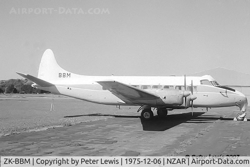 ZK-BBM, 1953 De Havilland DH.114 Heron 1B C/N 14011, on arrival in NZ, Air Pacific scheme ex DQ-FAY