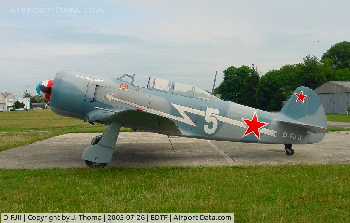 D-FJII, Yakovlev Yak-11 C/N Y-5434, Yakovlev YAK-11
