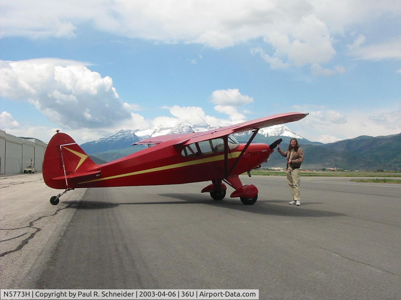 N5773H, 1949 Piper PA-16 Clipper C/N 16-384, 