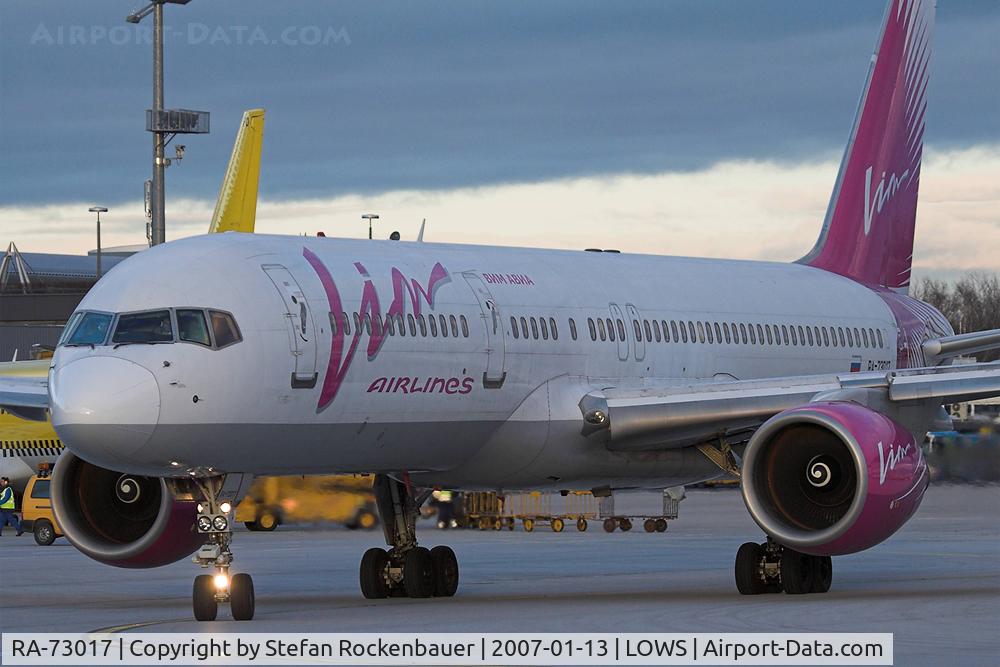 RA-73017, 1993 Boeing 757-230 C/N 26434, Early morning departure to Russia.