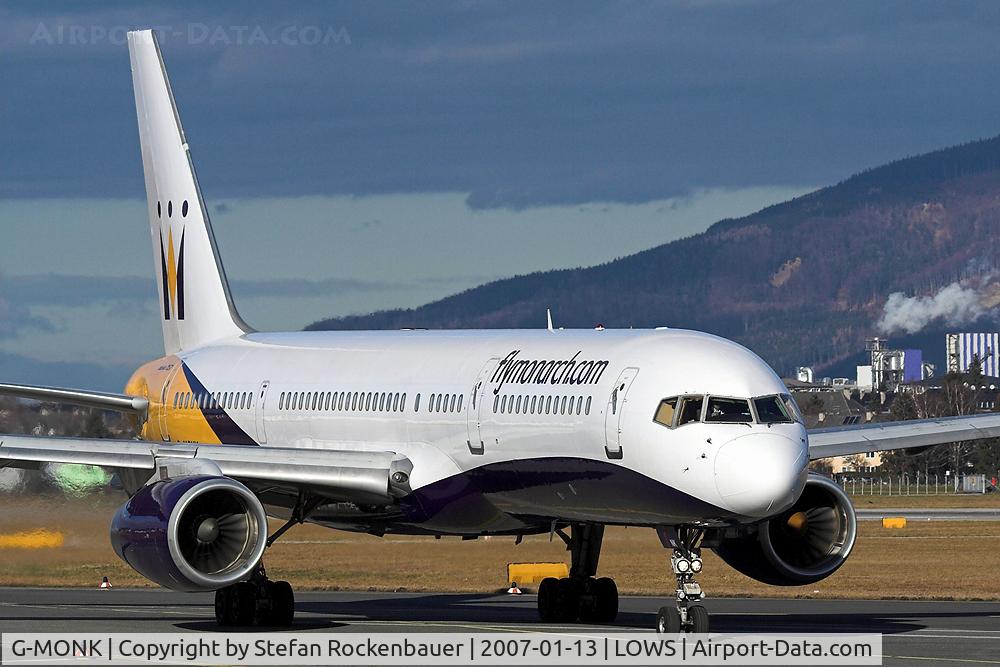 G-MONK, 1988 Boeing 757-2T7 C/N 24105, 757-200 of Monarch.