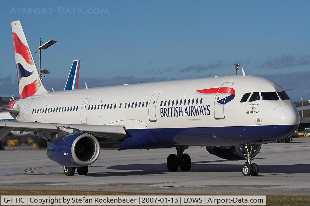G-TTIC, 2002 Airbus A321-231 C/N 1869, British Airways Airbus.