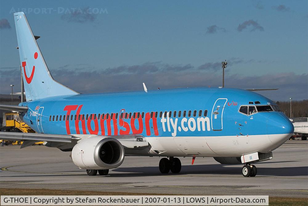 G-THOE, 1995 Boeing 737-3Q8 C/N 26313, Thomsonfly 737.