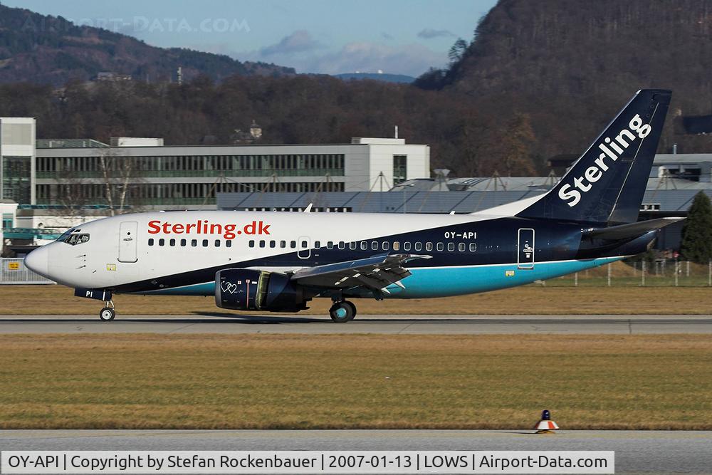 OY-API, 1997 Boeing 737-5L9 C/N 28722, Sterling bobby.
