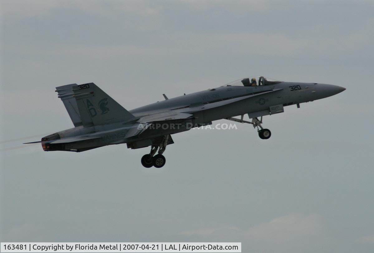 163481, 1988 McDonnell Douglas F/A-18C Hornet C/N 712/C041, F-18