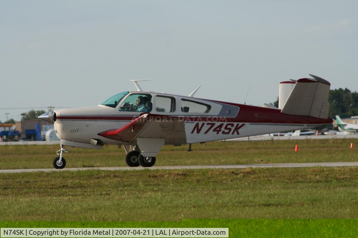 N74SK, 1966 Beech V35 Bonanza C/N D-8148, V35