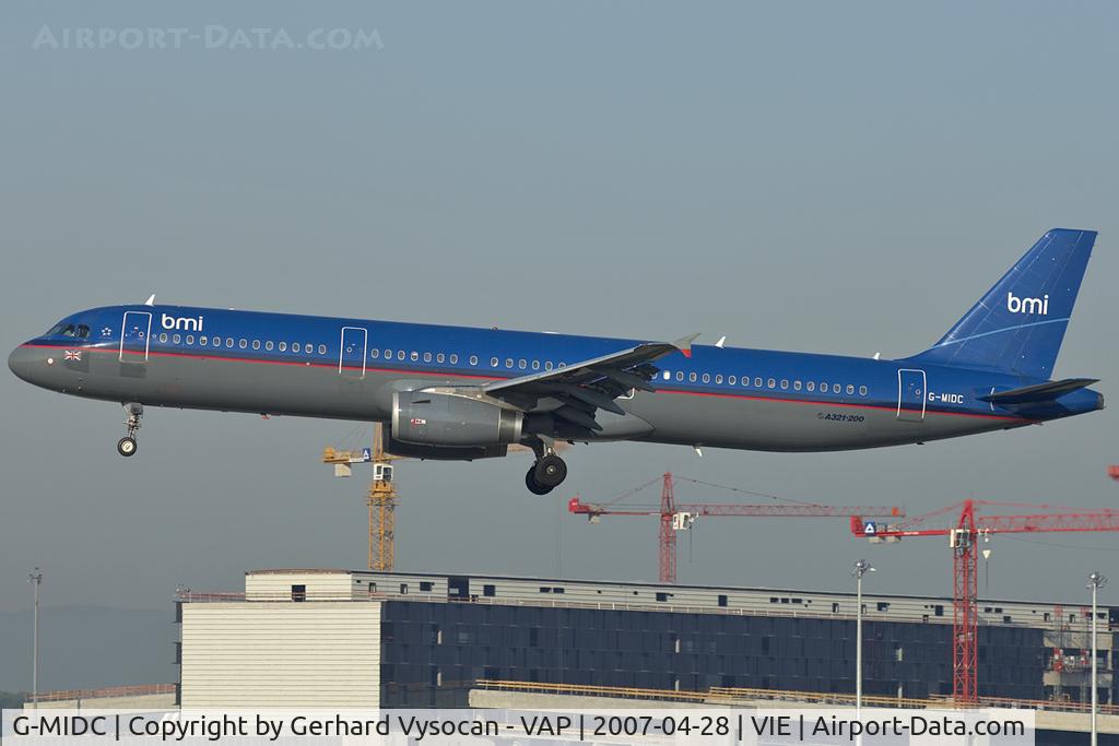 G-MIDC, 1998 Airbus A321-231 C/N 835, rare visitor