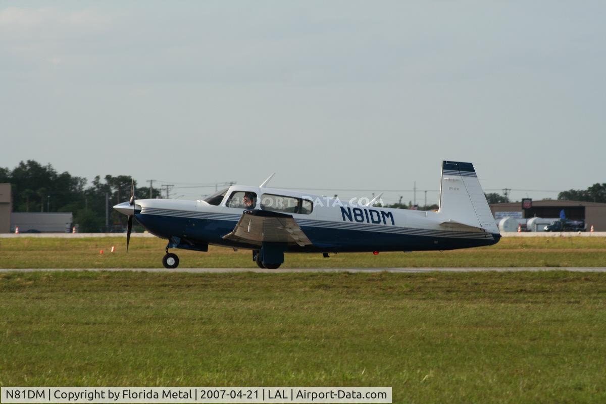 N81DM, 1998 Mooney M20M Bravo C/N 27-0252, M20M