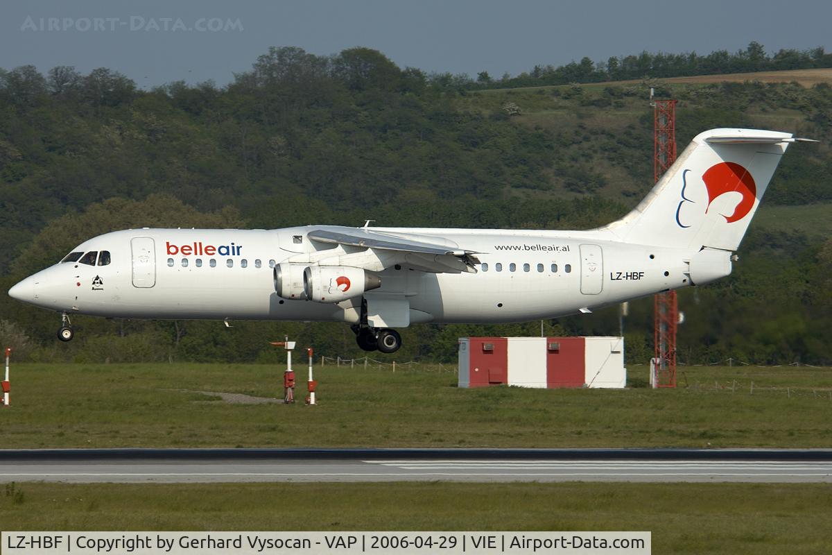 LZ-HBF, 1990 British Aerospace BAe.146-300 C/N E3146, rare visitor