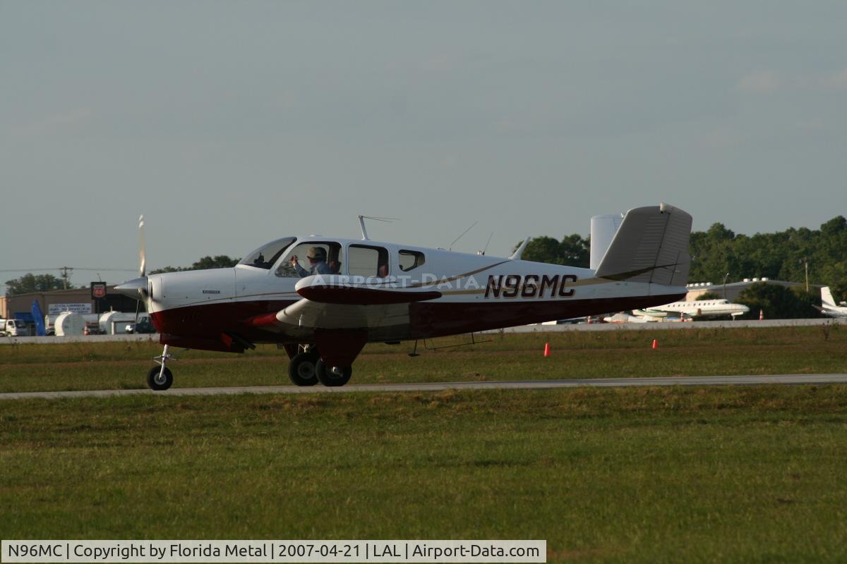 N96MC, 1960 Beech M35 Bonanza C/N D-6555, M35