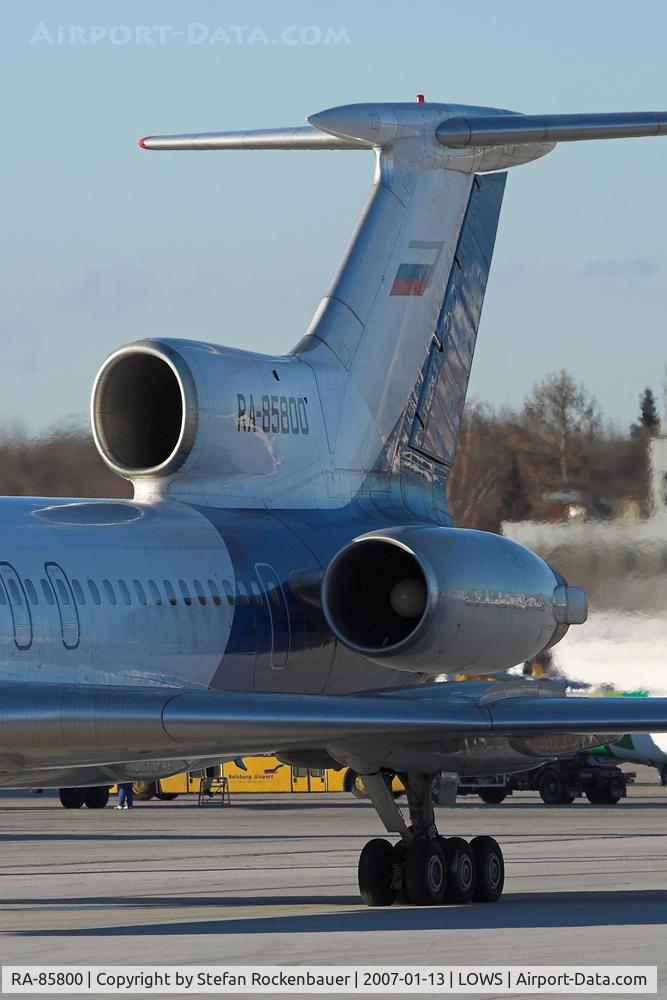 RA-85800, 1994 Tupolev Tu-154M C/N 94A984, Tupulev 154 tail.
