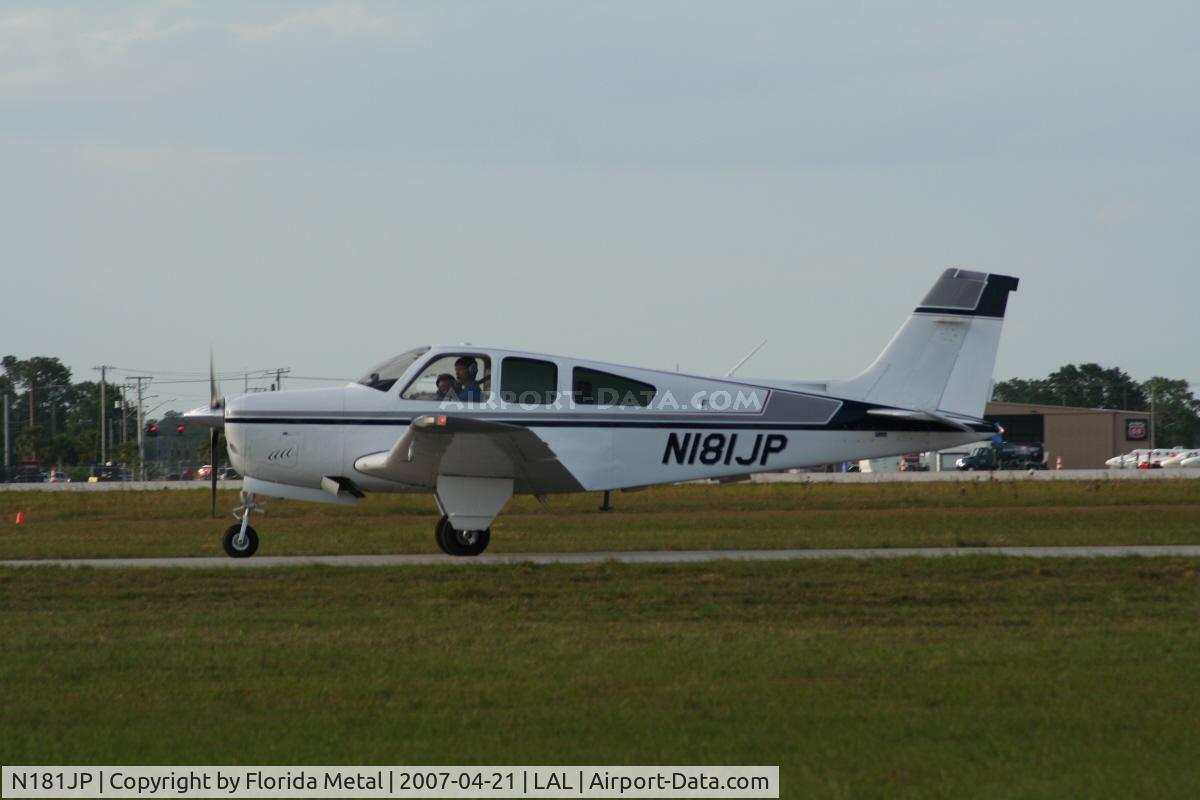 N181JP, 1981 Beech F33A Bonanza C/N CE-965, F33