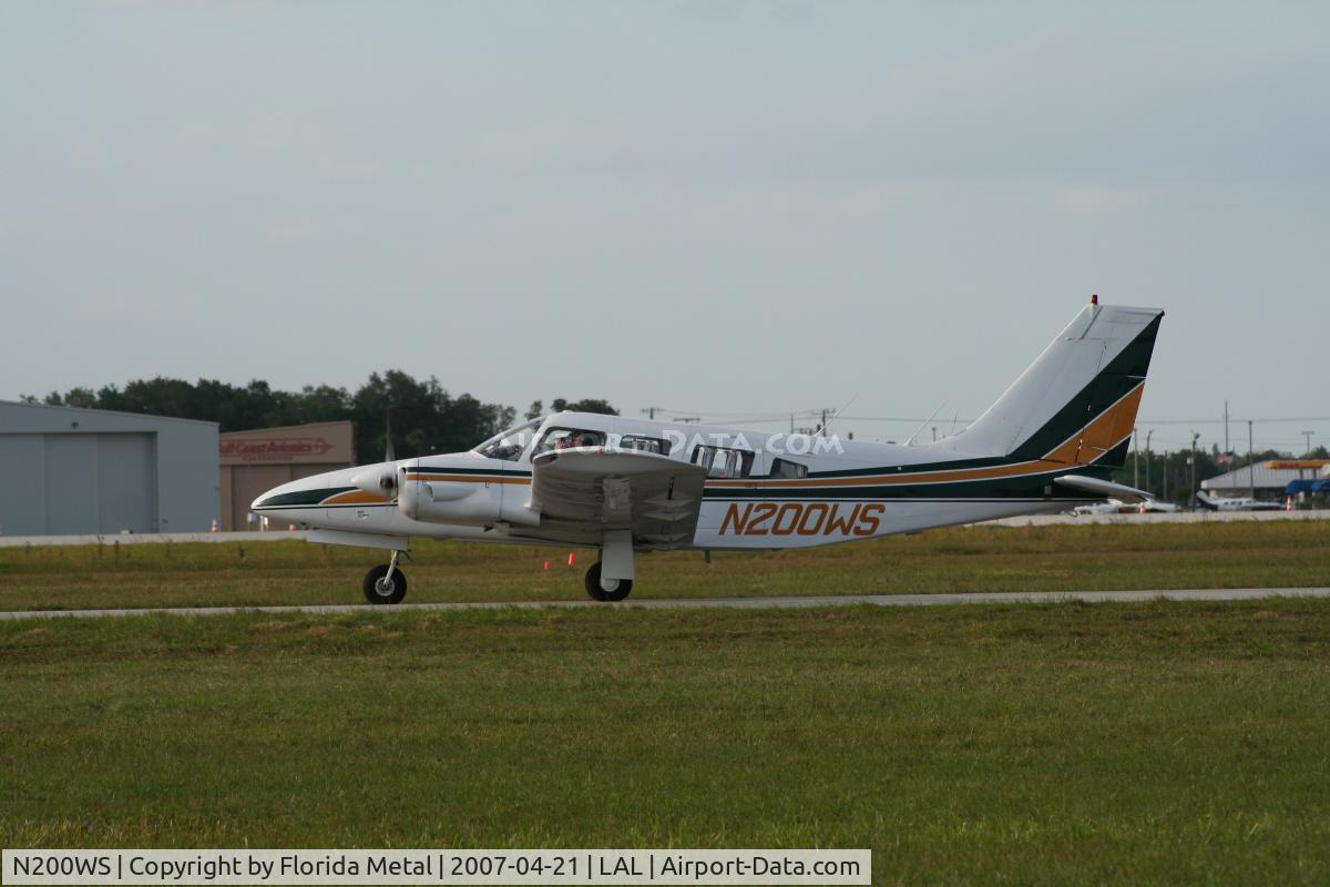 N200WS, 1974 Piper PA-34-200 C/N 34-7450117, PA-34