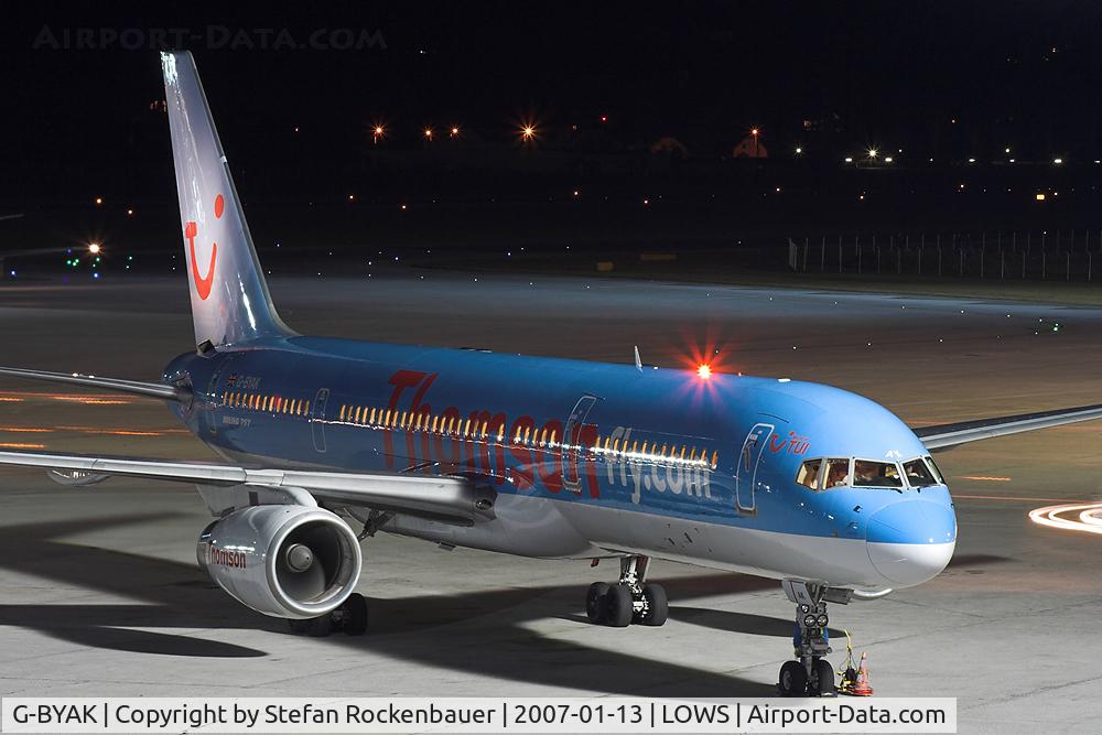 G-BYAK, 1993 Boeing 757-204 C/N 26267, Thomsonfly 757.