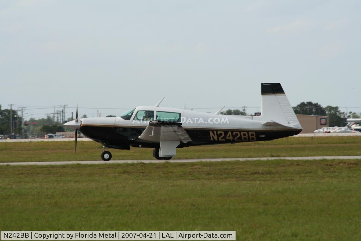 N242BB, 1980 Mooney M20K C/N 25-0485, M20K