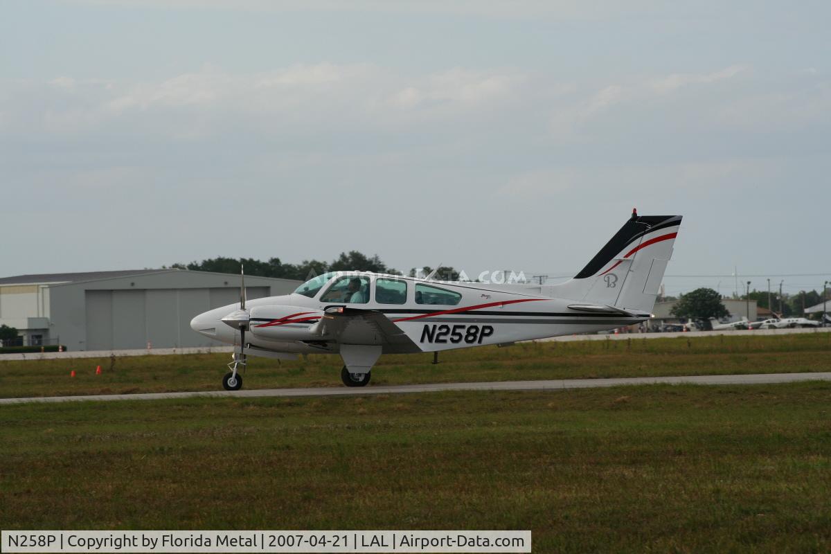 N258P, 1981 Beech 95-B55 (T42A) Baron C/N TC-2414, Beech 95