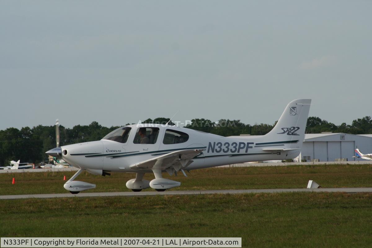 N333PF, 2002 Cirrus SR22 C/N 0384, SR22