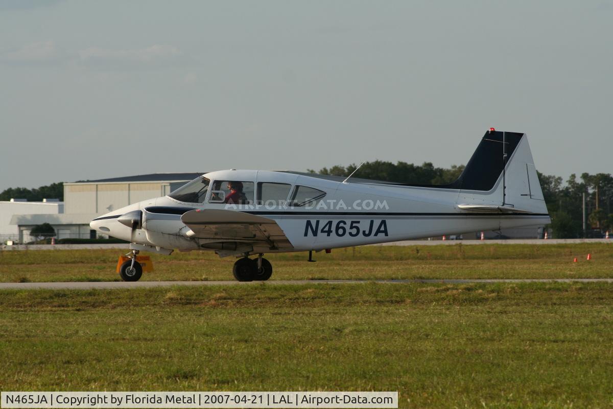N465JA, 1957 Piper PA-23 C/N 23-1033, PA-23