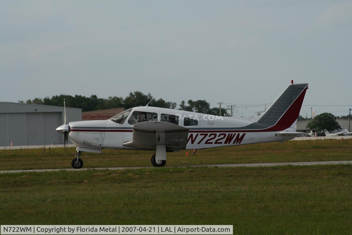 N722WM, 1974 Piper PA-28R-200 C/N 28R-7435045, PA-28