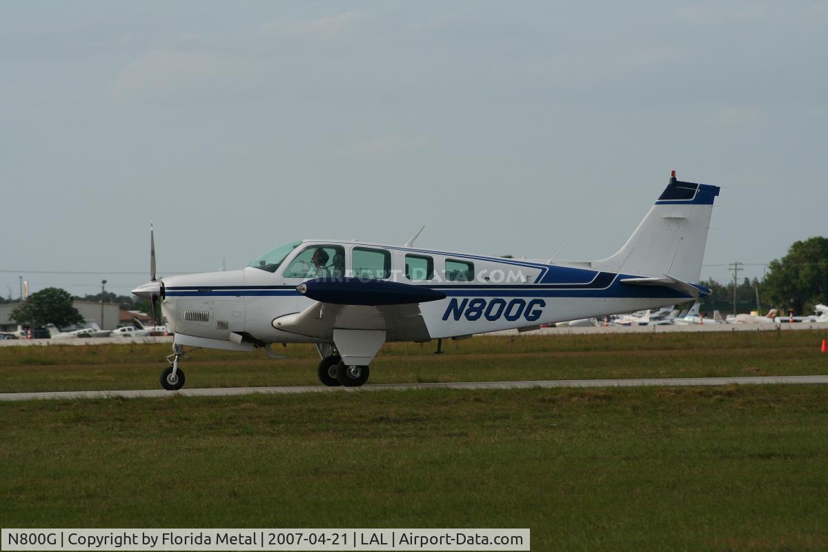N800G, 1979 Beech A36 Bonanza 36 C/N E-1548, A36