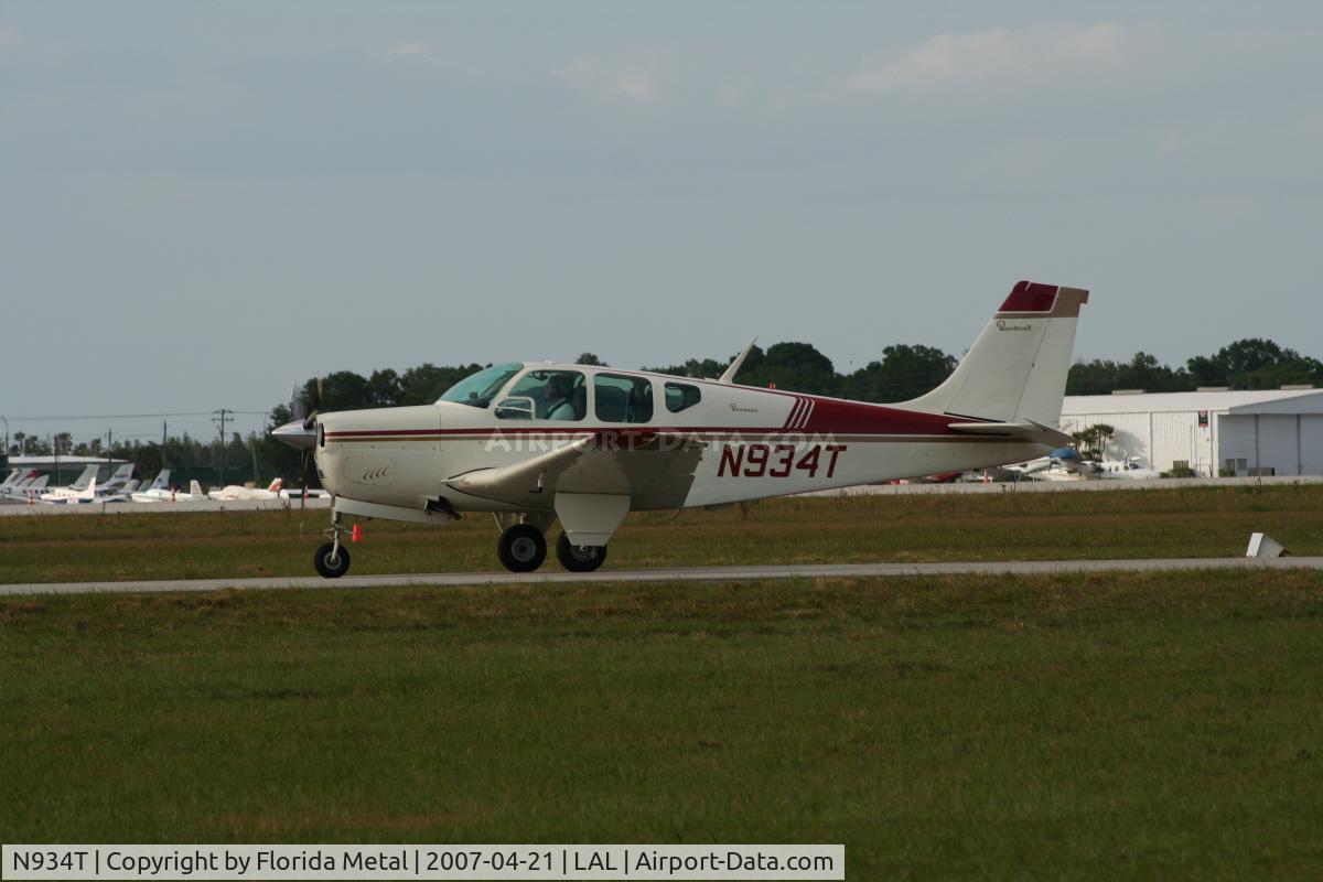N934T, 1960 Beech 35-33 Debonair C/N CD-137, Beech 35 -33