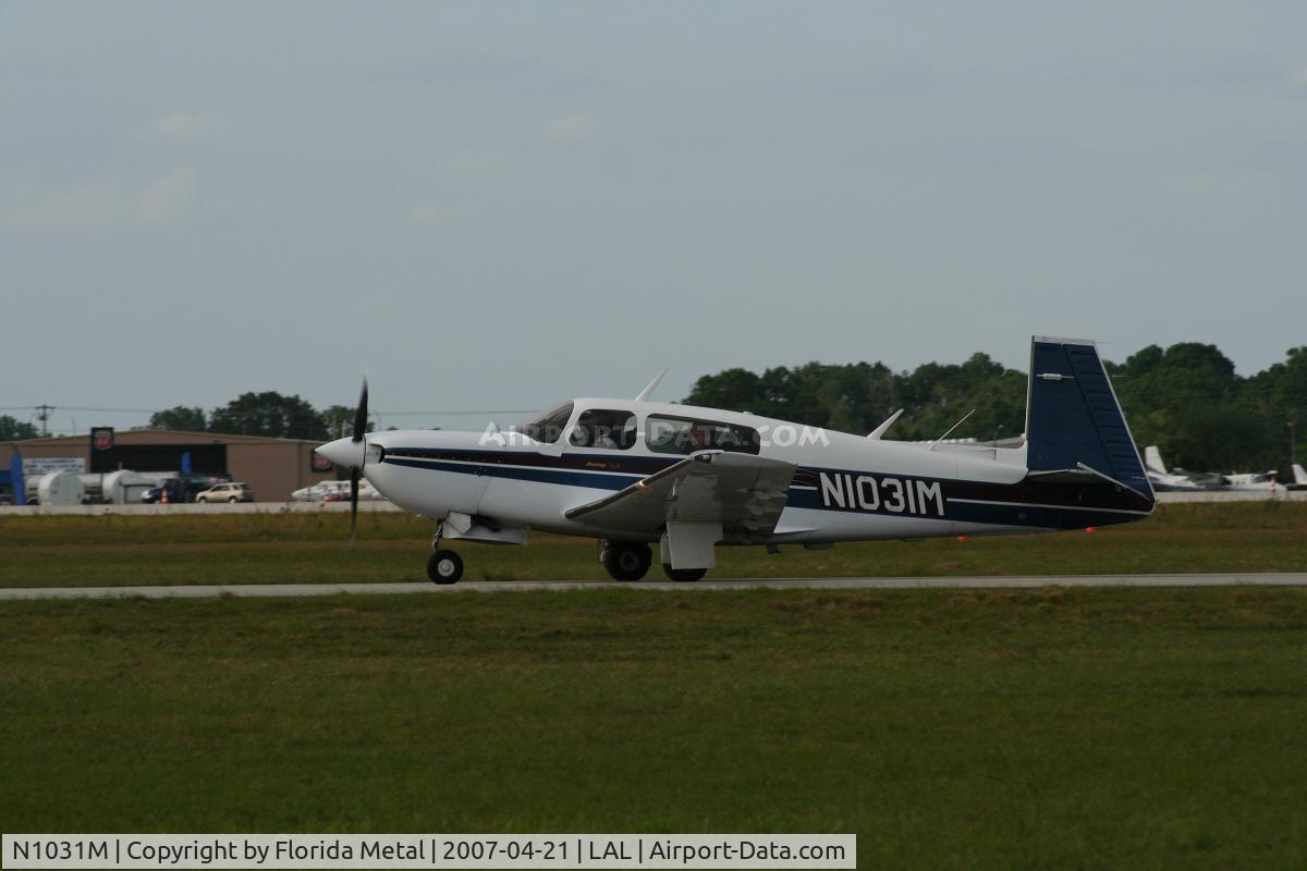 N1031M, 1989 Mooney M20M Bravo C/N 27-0005, M20M