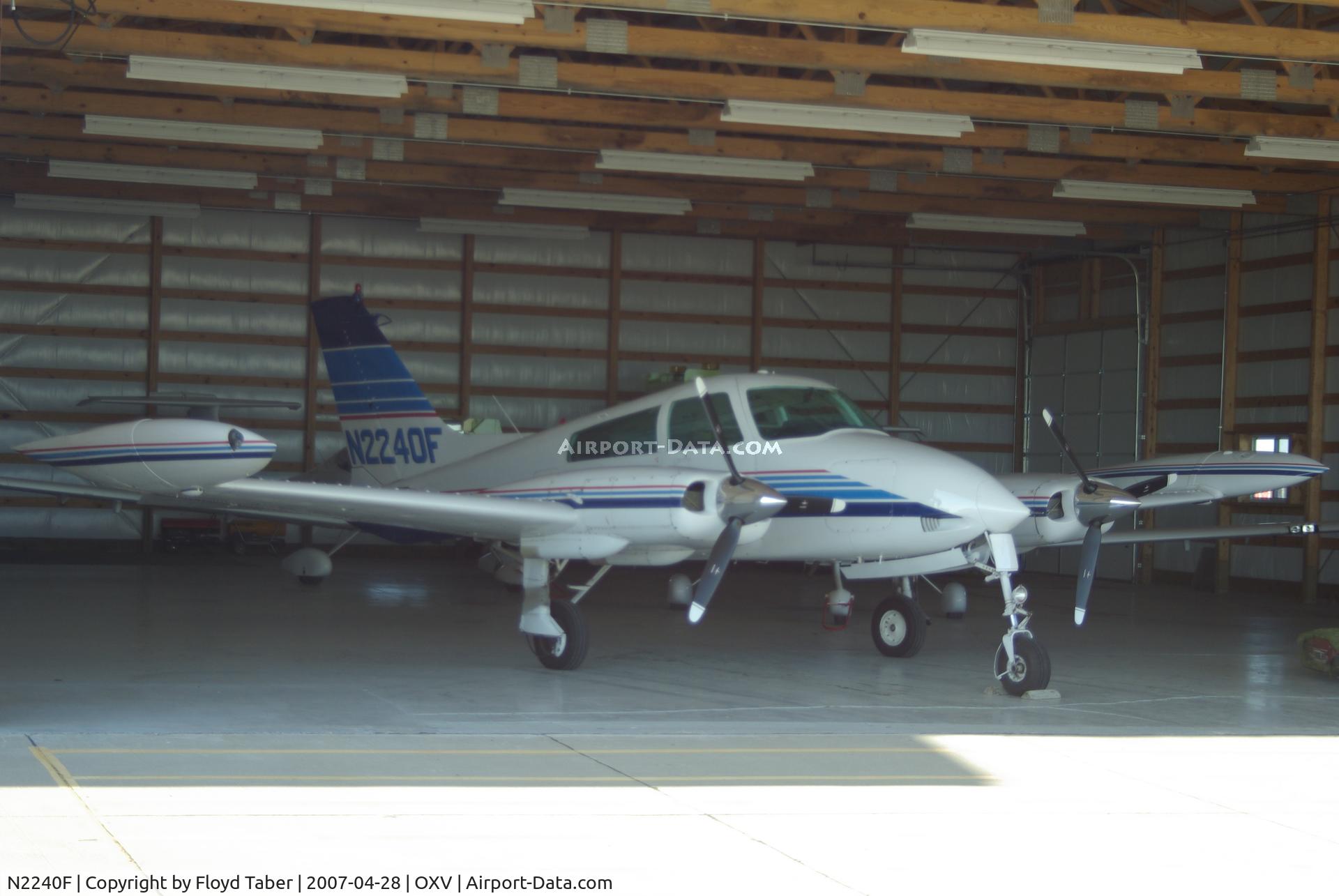 N2240F, 1966 Cessna 310L C/N 310L-0040, 310 Spending some time at OXV