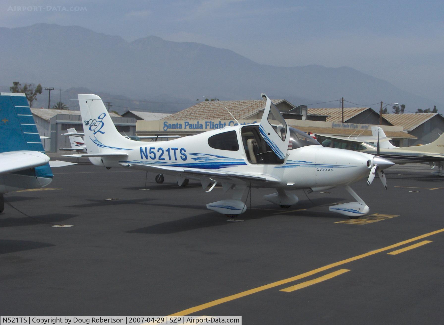 N521TS, 2005 Cirrus SR22 G2 C/N 1753, 2005 Cirrus SR22-G2, Continental IO-550-N 310 Hp